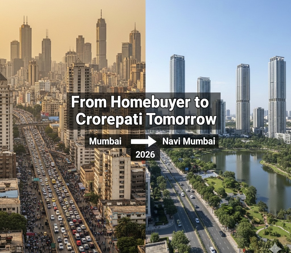From Homebuyer to Crorepati Tomorrow: Why Smart Investors Are Choosing Navi Mumbai Over Mumbai in 2026